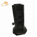 Black 2-USB 4-Layers Vertical Tower Socket